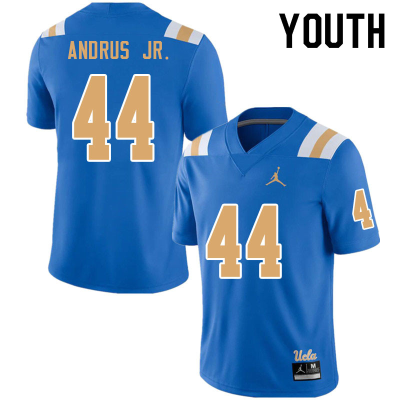 Jordan Brand Youth #44 Martin Andrus Jr. UCLA Bruins College Football Jerseys Sale-Blue - Click Image to Close